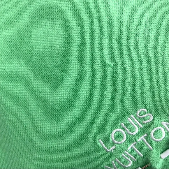 Louis Vuitton Japan Sweater Top Green Made in Italy Size M - Picture 3 of 10